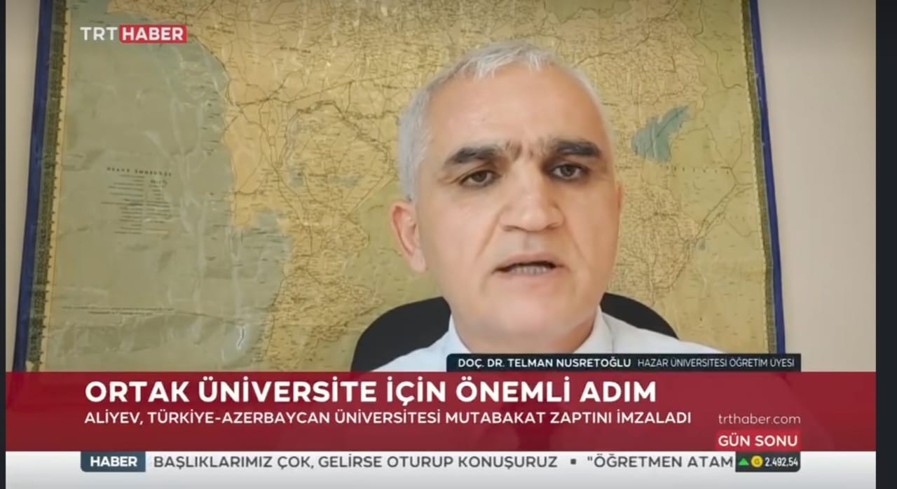 Dos. Telman Nüsrətoğlu Türkiyə telekanallarında