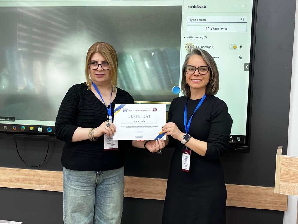 Departamentin doktorantı elmi konfransda