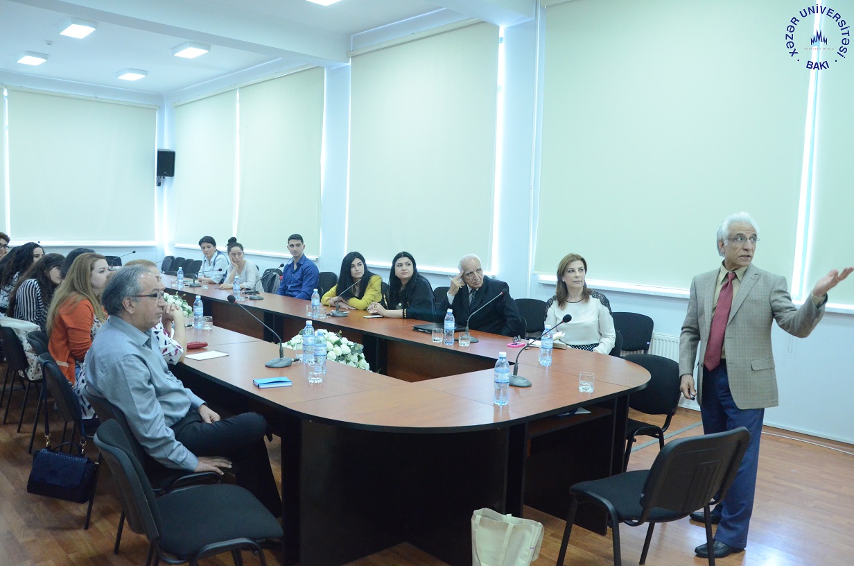 American Professor Gives Lecture at Khazar University