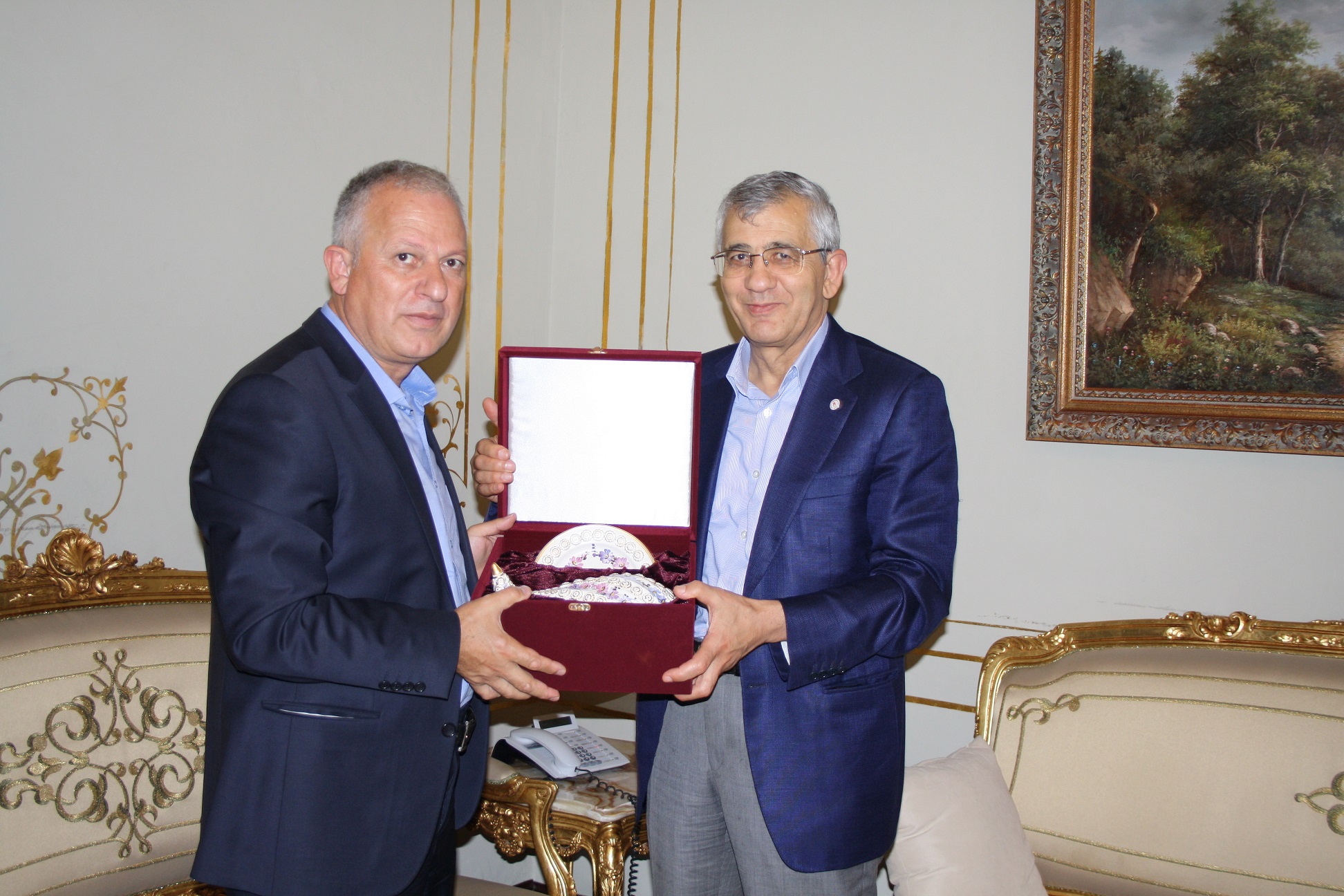 Founder of Khazar University Visits Yildiz Technical University
