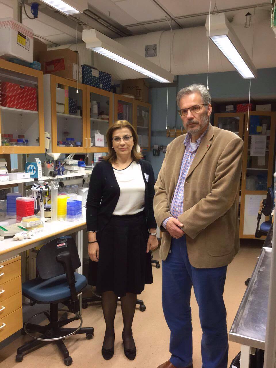 Head of Biological Sciences Department Visits Uppsala University in Sweden