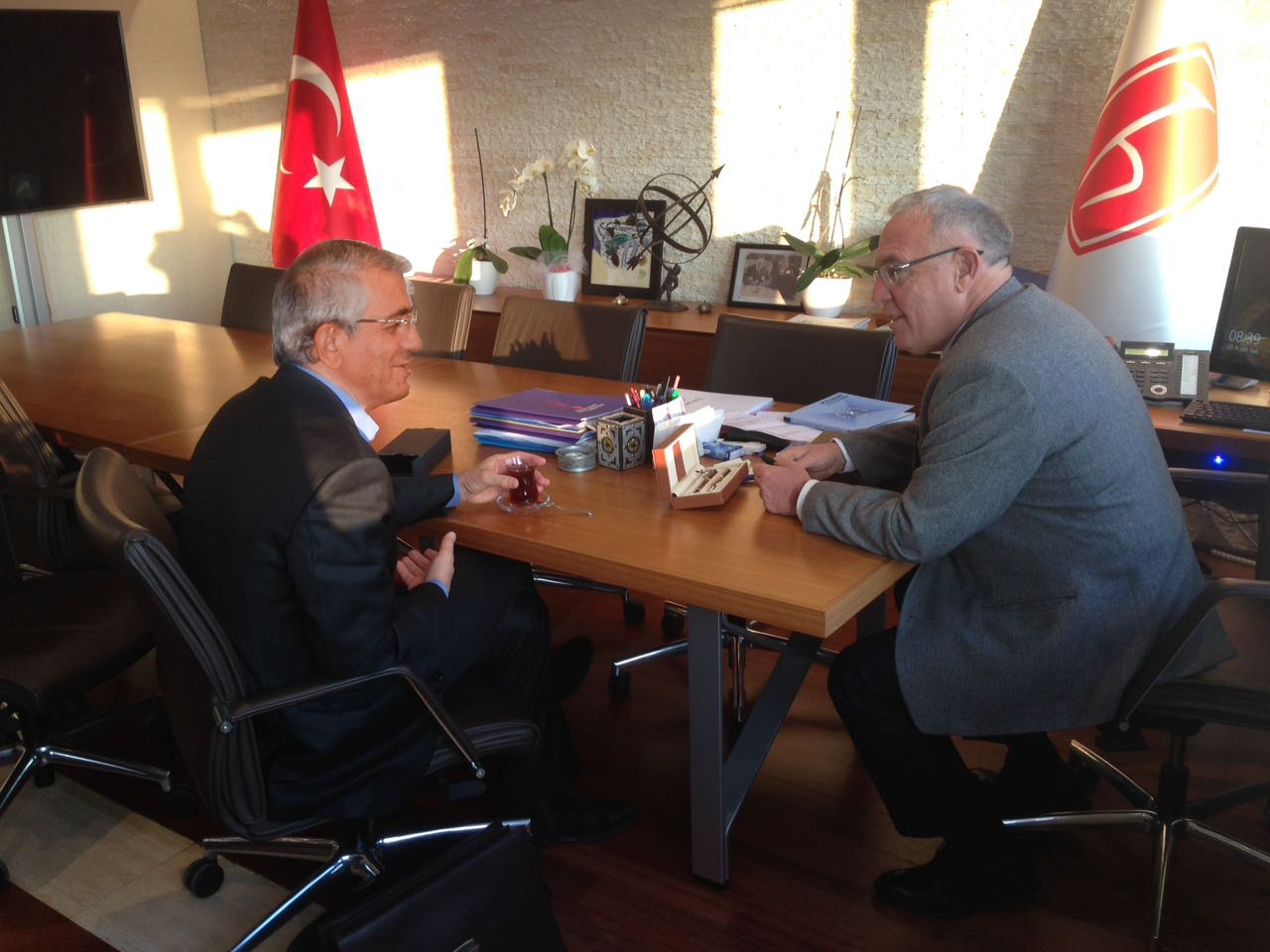 Founder Meets with Rector of Hacettepe University