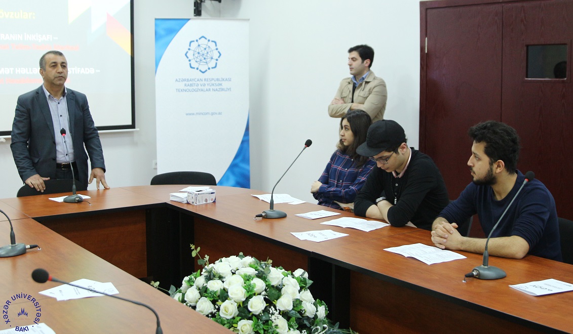 Representatives of Ministry of Transport, Communications and High Technologies visit Khazar University 