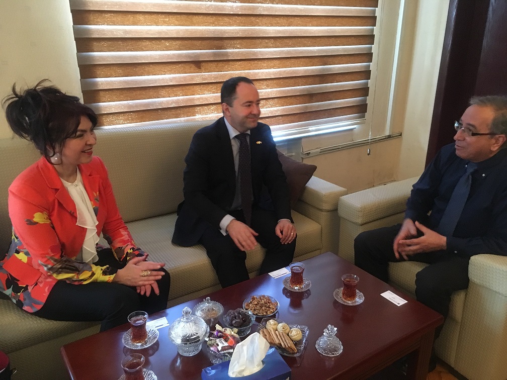 Hassan Niknafs Meets with Ambassador of Romania to Azerbaijan