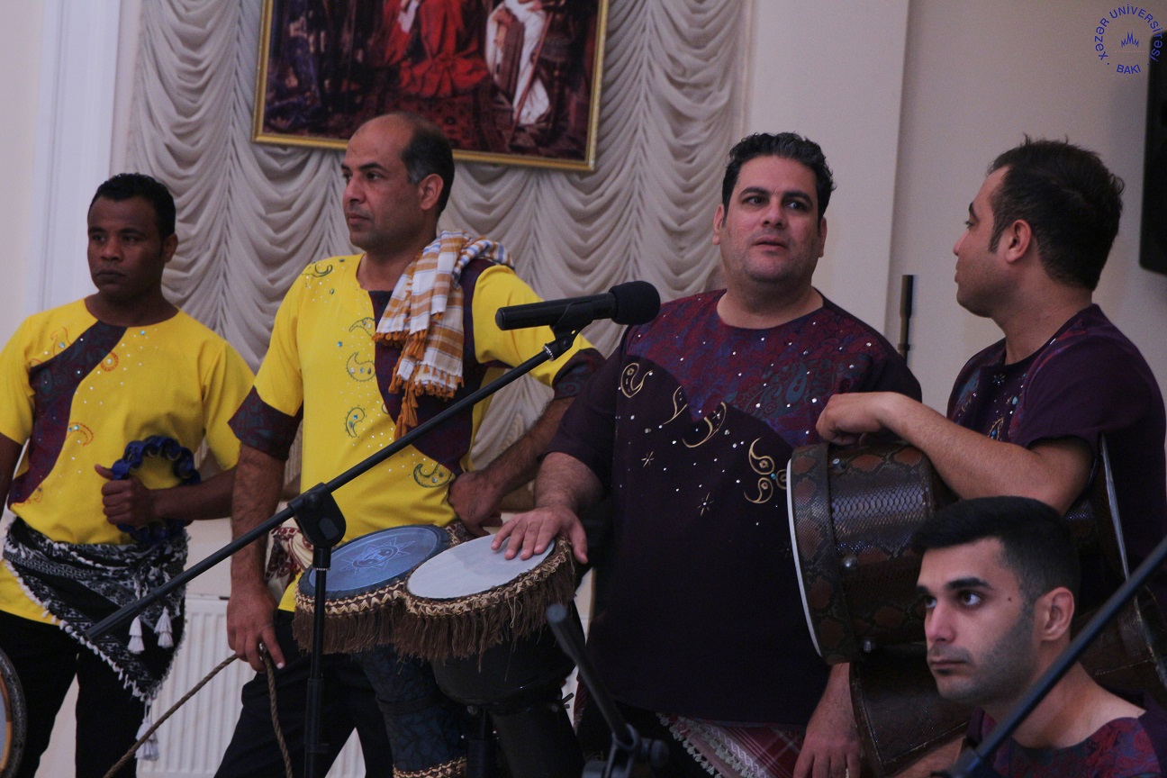 Concert of the Iranian drum ensemble at Khazar University