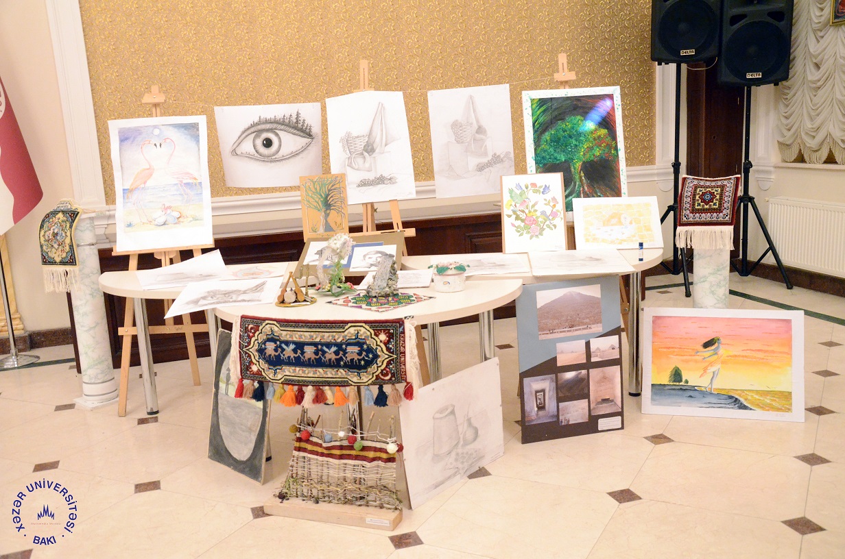The students' creative works were viewed