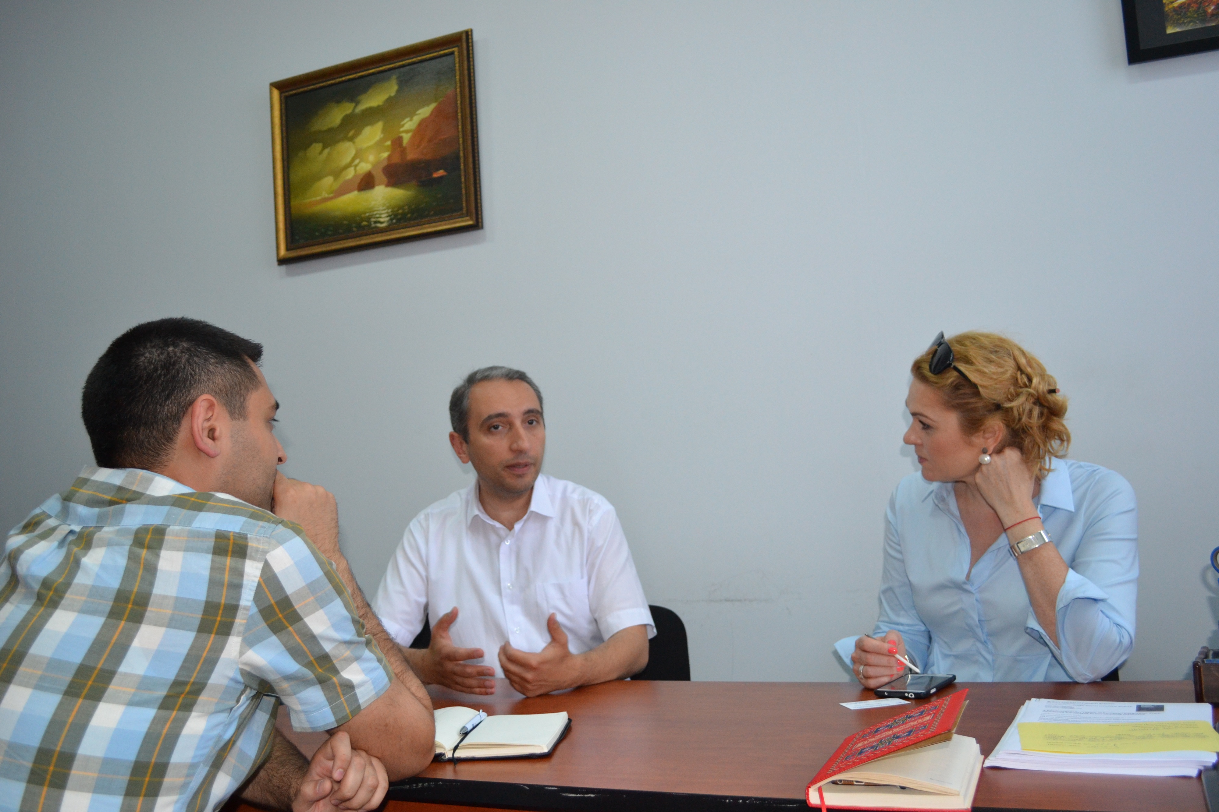 Director of International Relations Office of Kozminski University on Exchange at Khazar University
