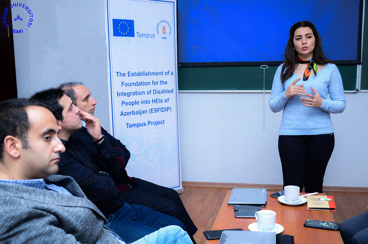 Monitoring of AESOP Erasmus+ project at Khazar University