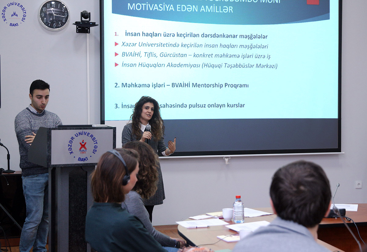 Conference of Law Students and Law Alumni held at Khazar University