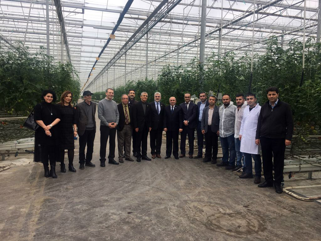 Khazar University administration visits “GreenTech” LLC