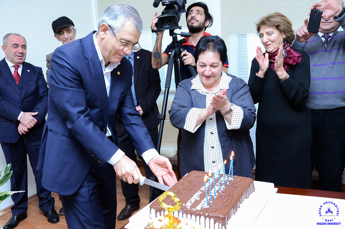 Professor Hamlet Isakhanli’s birthday celebrated at Khazar University