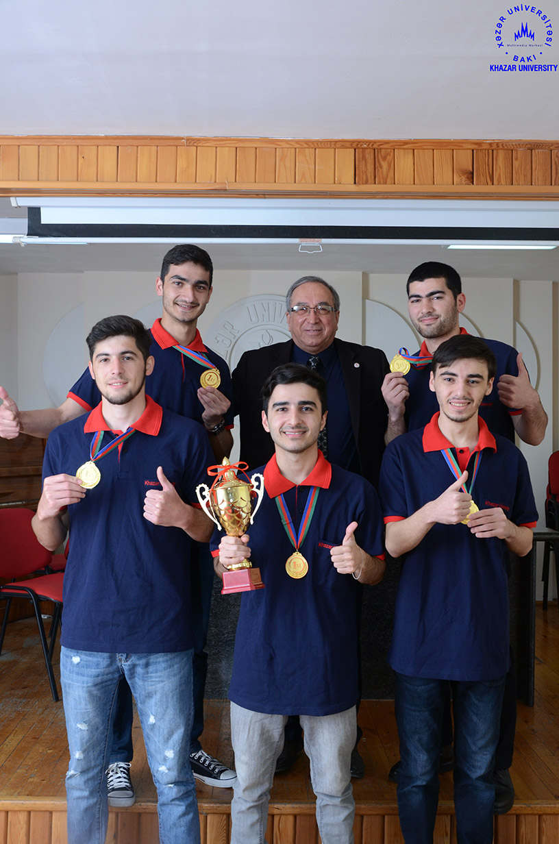 Khazar University students become winners of a project