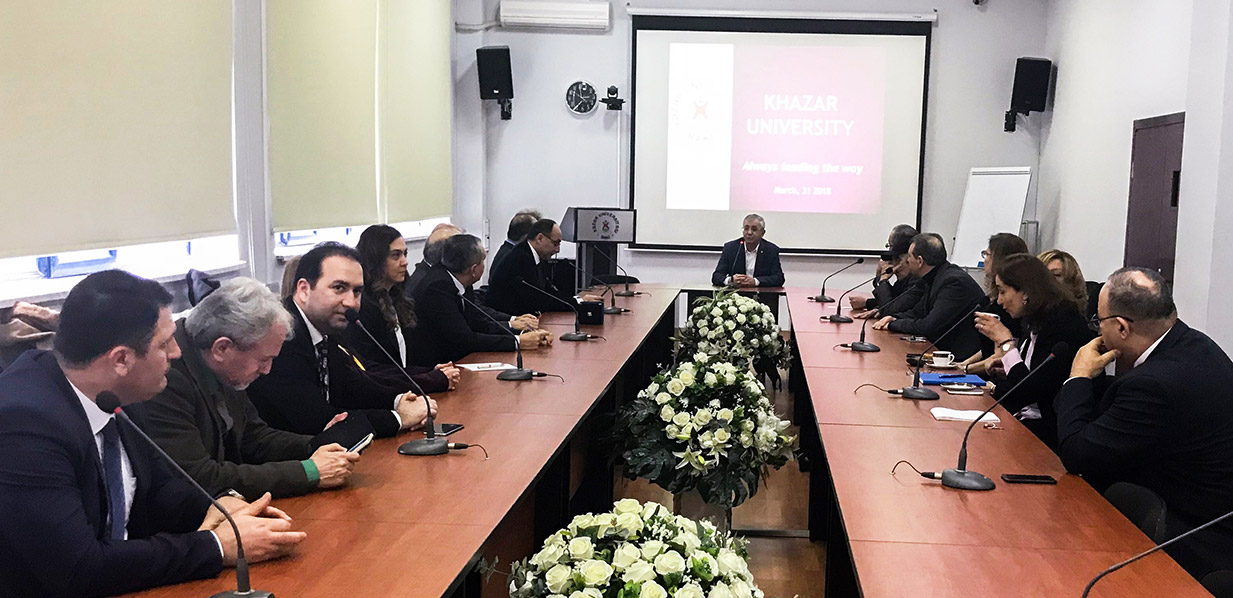Turkish representatives of KUNIB visit Khazar University