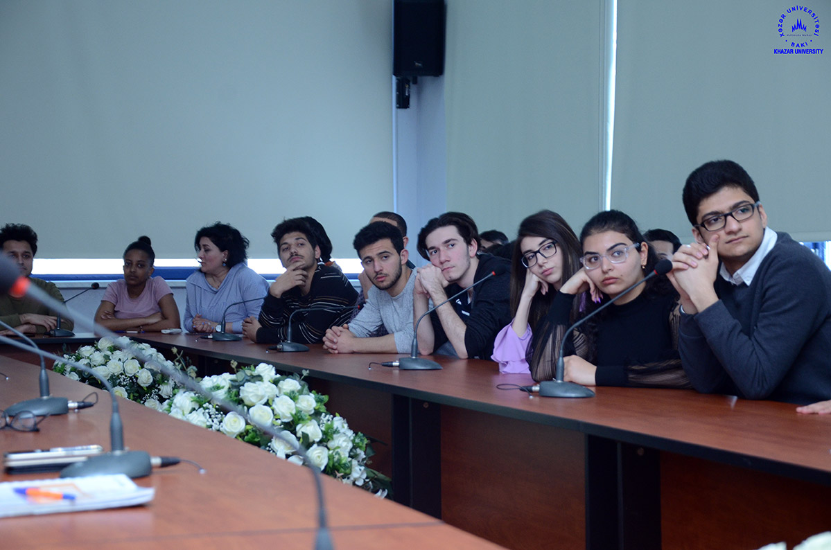 Ministry of Emergency Situations staff members meet students