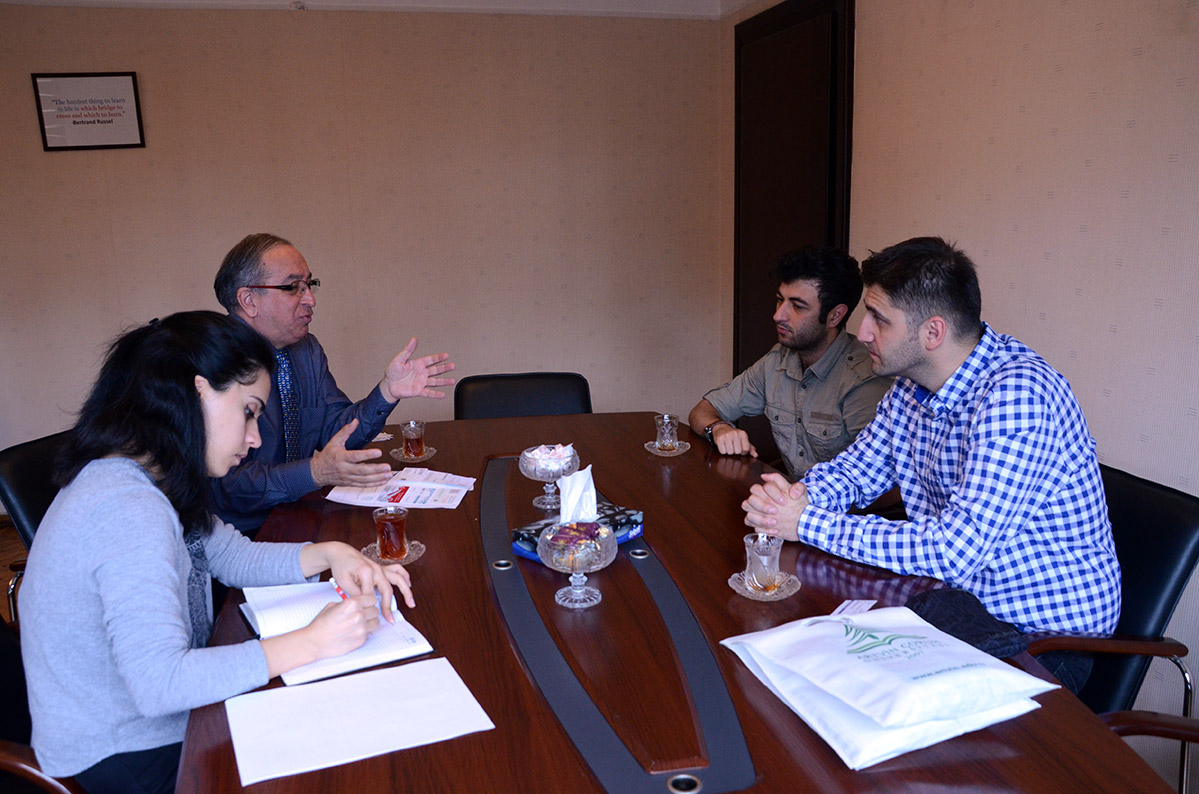 Representatives of Artvin Coruh University Visit Khazar University
