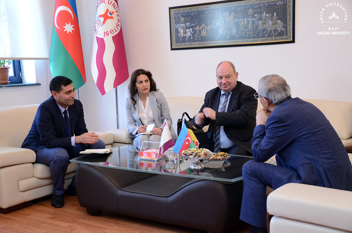 Belgium’s Ambassador visits Khazar University