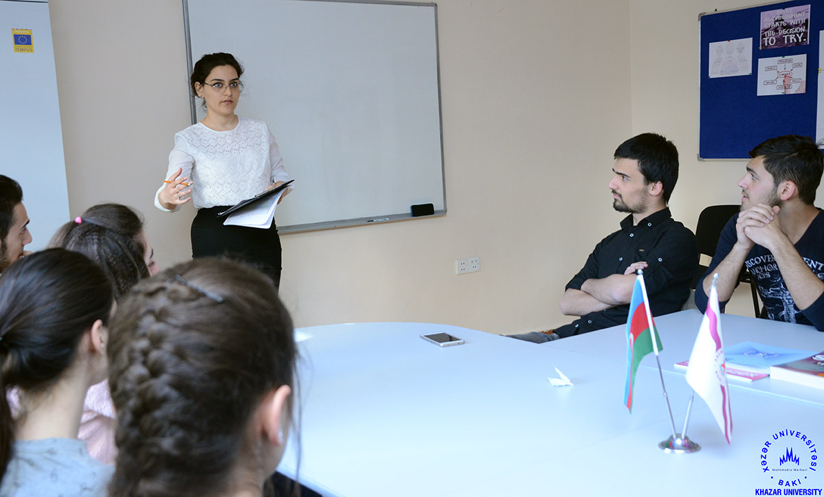Meeting with students