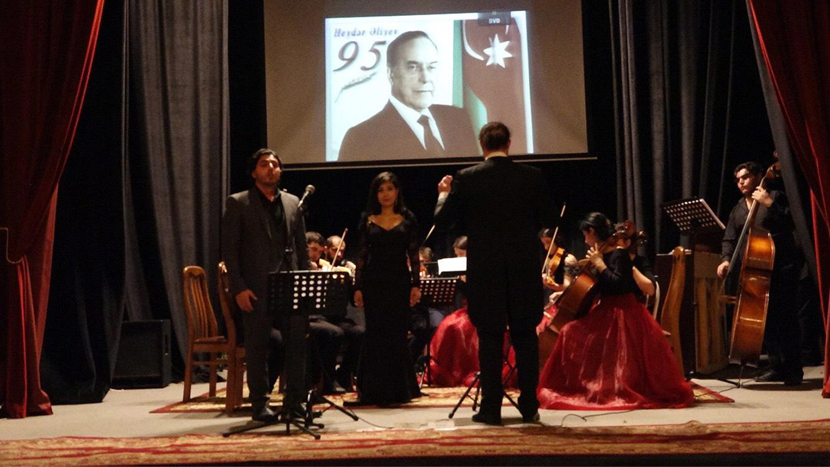 Khazar University Chamber Orchestra at the event of the Ministry of Emergency Situations