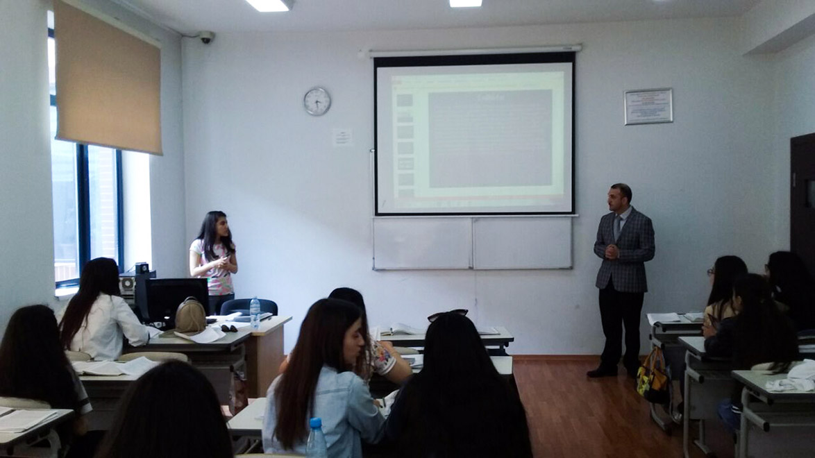 Students delivered presentations on Azerbaijan Democratic Republic