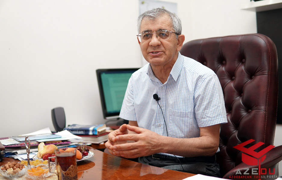 Hamlet Isakhanli shared his views on the English language in higher education