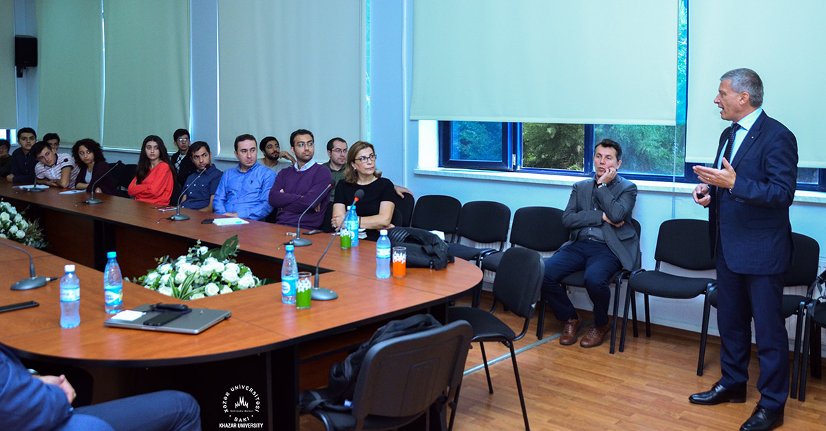 Romanian delegation visited Khazar University
