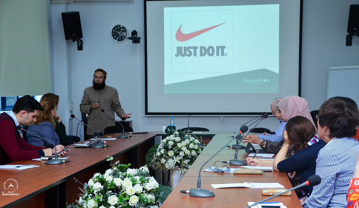 American Fulbright Scholar Gives a Seminar/Workshop at Khazar University