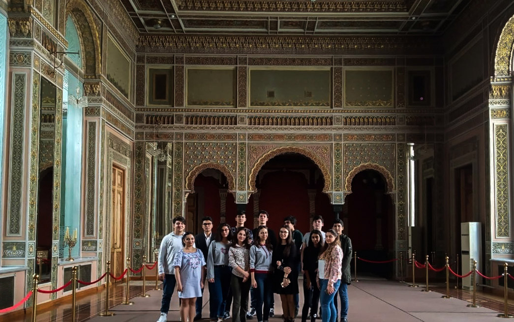 First-year students visit the National Museum of History of Azerbaijan