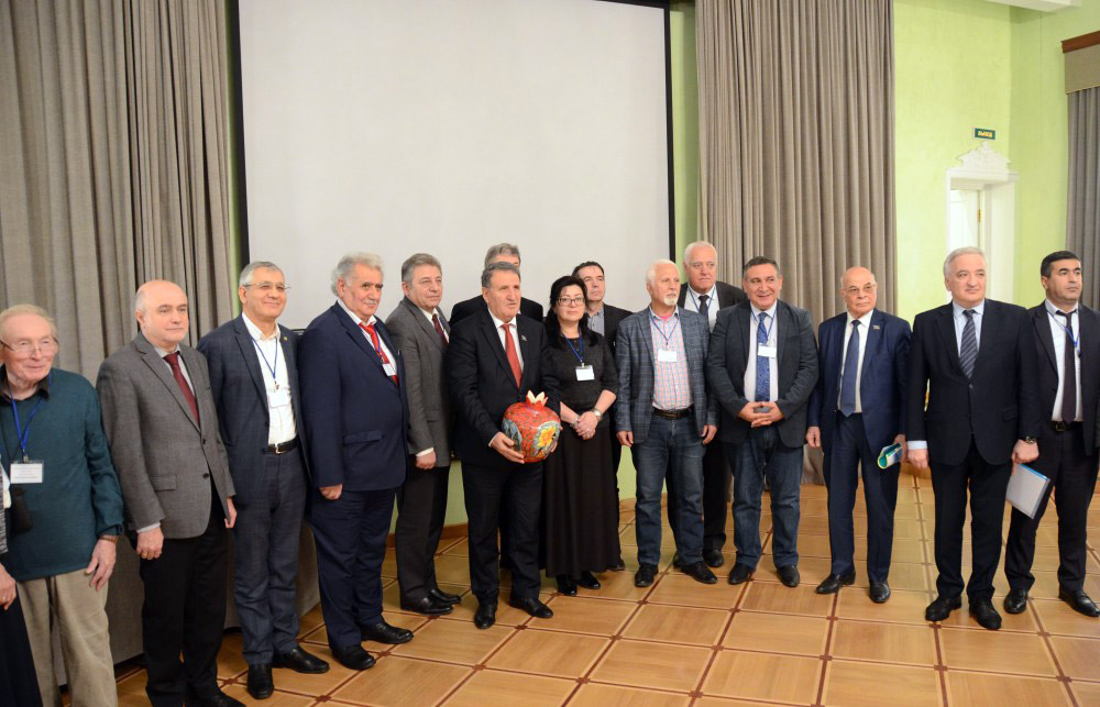 Prof. Hamlet Isakhanli in an international conference