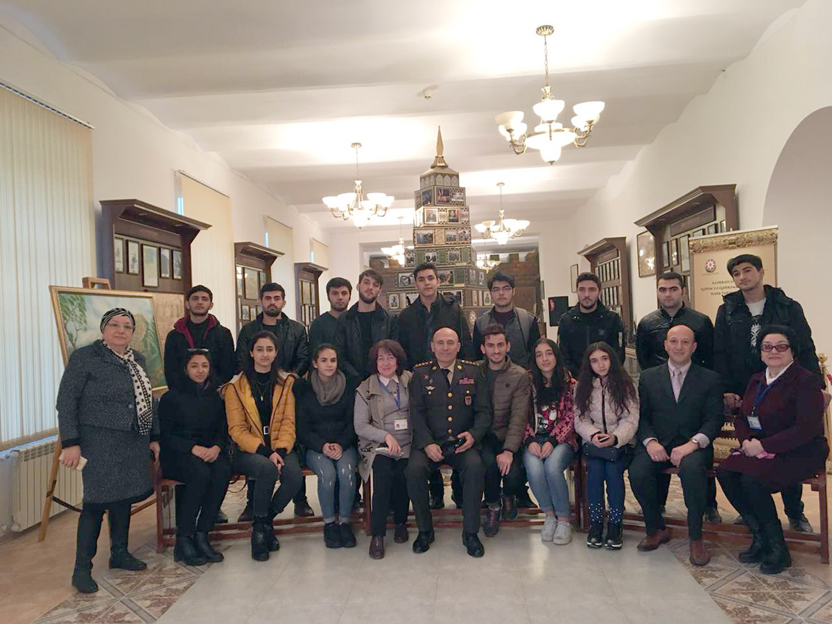 Students majoring in Tourism and Hospitality visit Azerbaijan Military History Museum