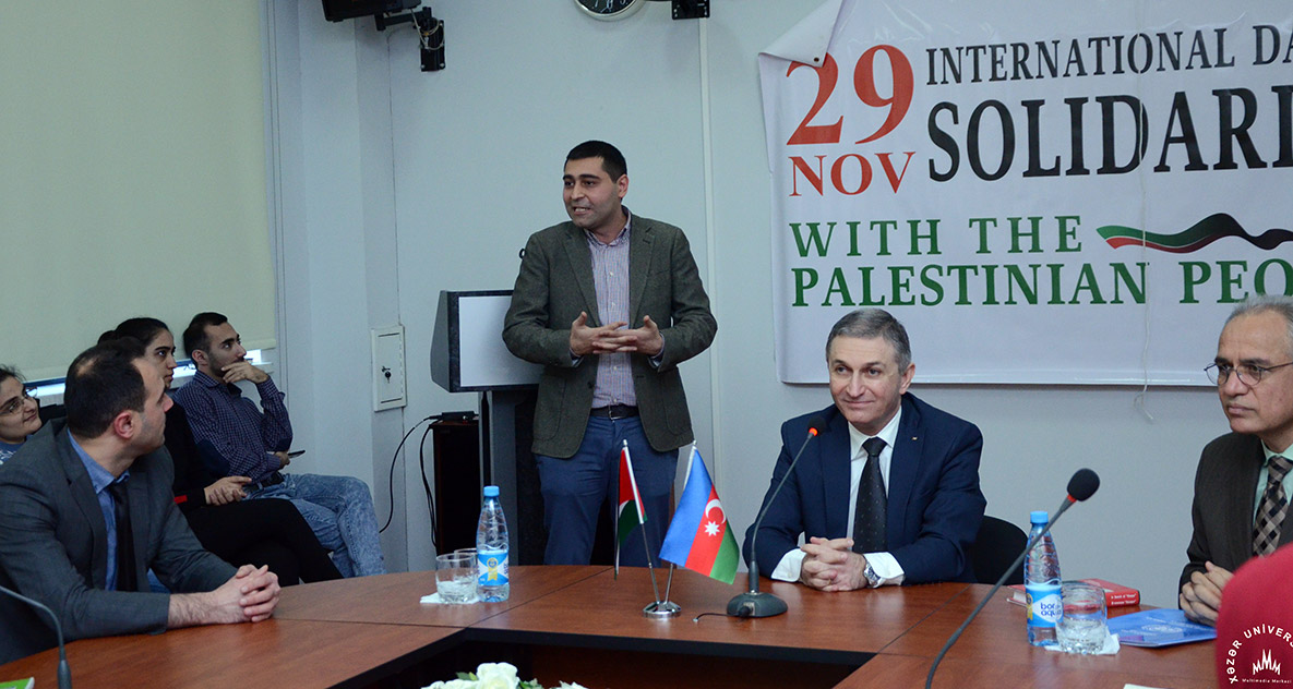 Palestinian ambassador visits Khazar University