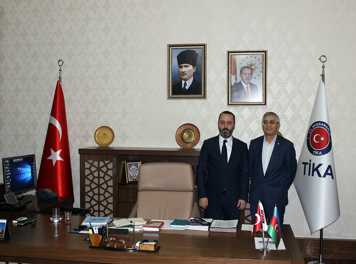 Hamlet Isakhanli meets with Head of TIKA Baku Office