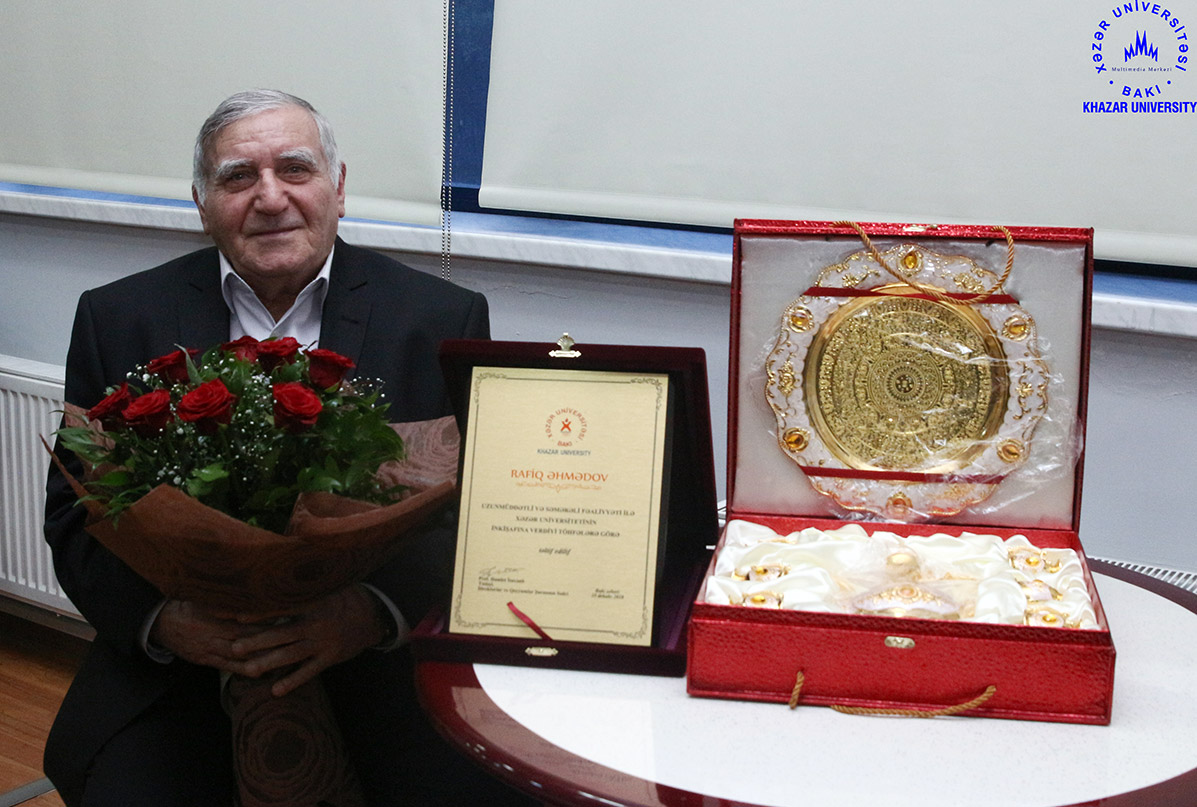 Event held on the occasion of Assoc. Prof. Rafig Ahmadov’s retirement
