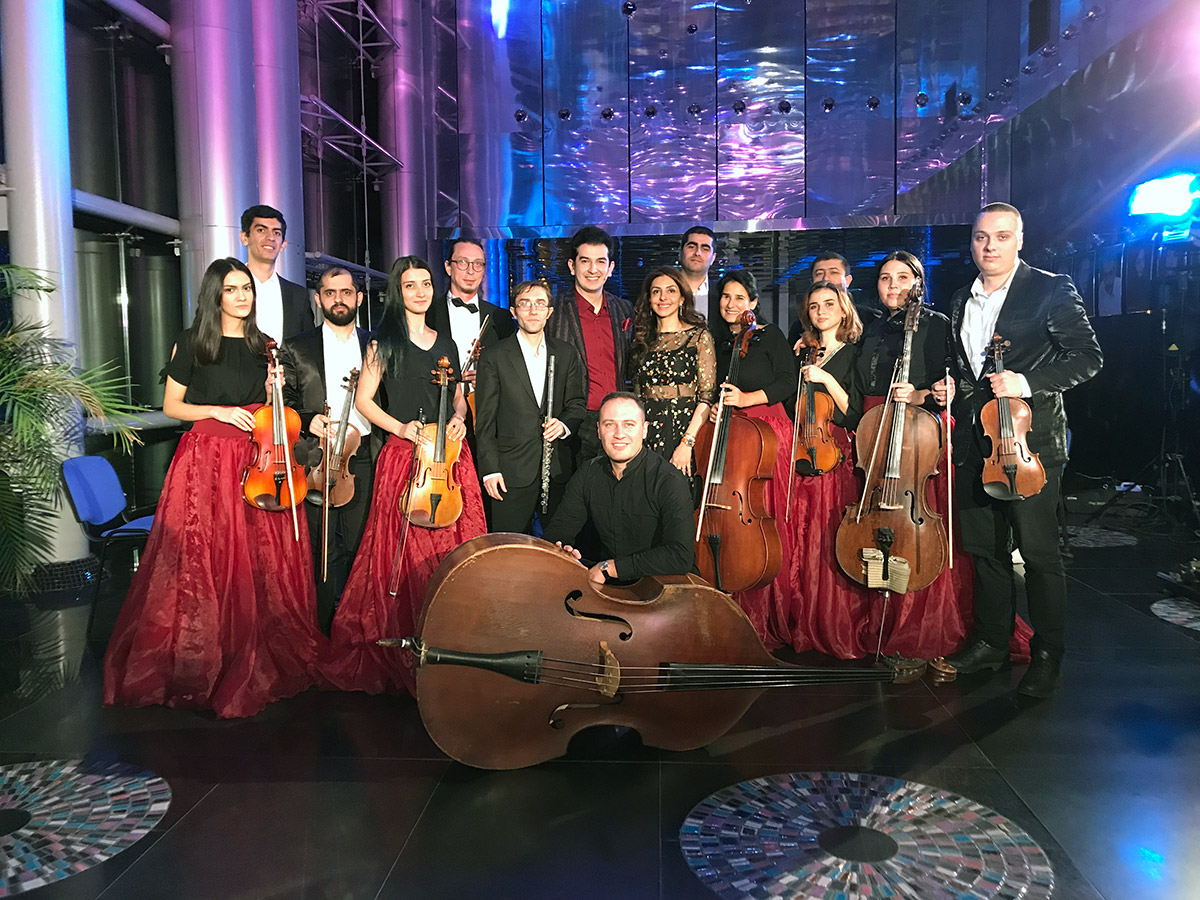 Khazar University Camera Orchestra guested on “Antrakt” broadcast