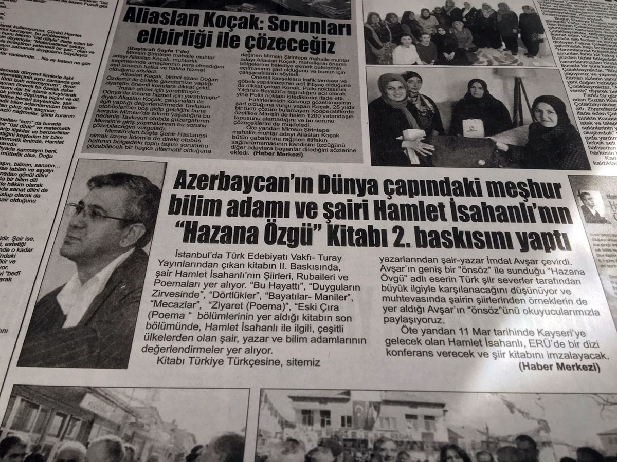 “Praise to Autumn” in Turkish Press