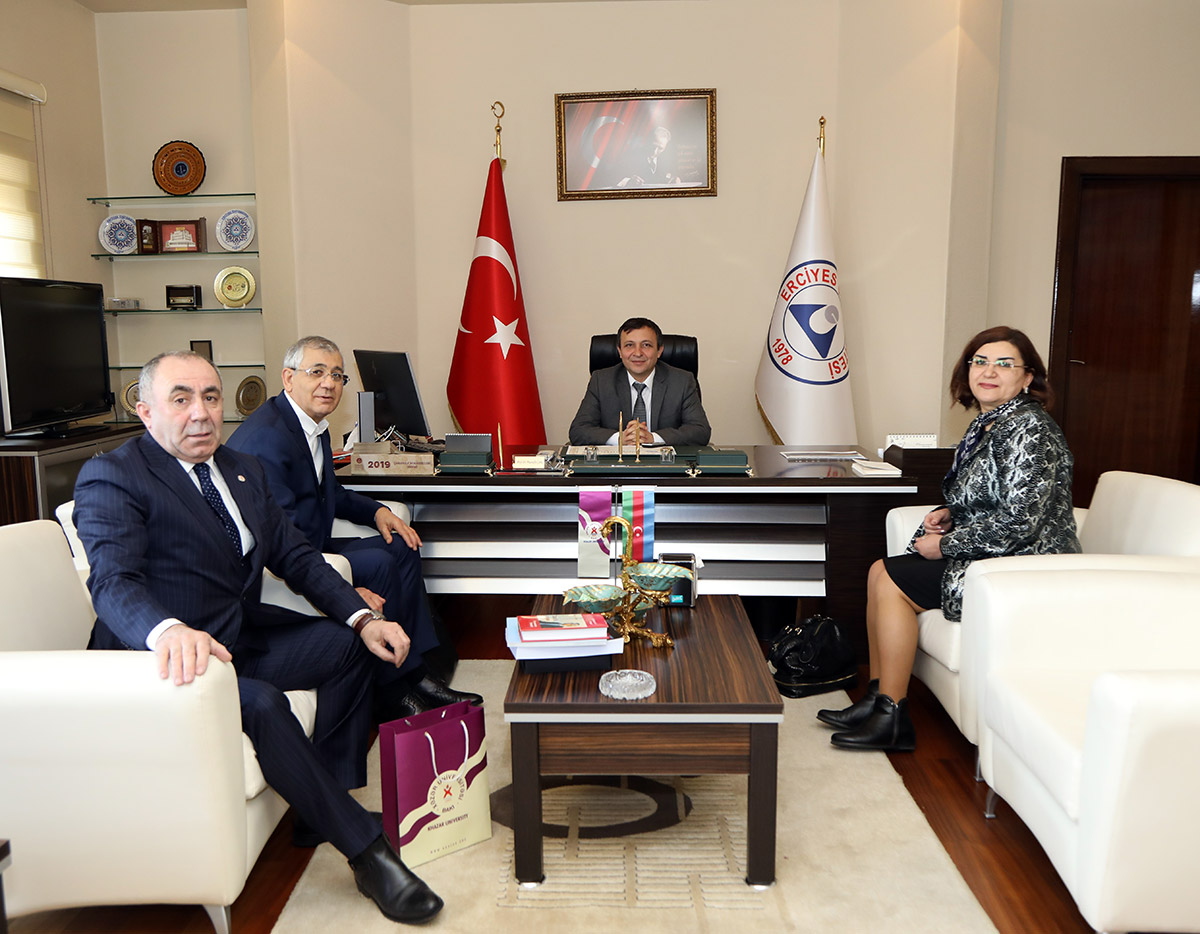 Hamlet Isakhanli met with the Rector of Erciyes University