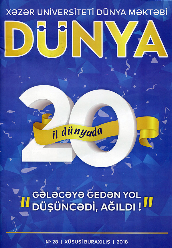 A new issue of “Dunya” journal has been published