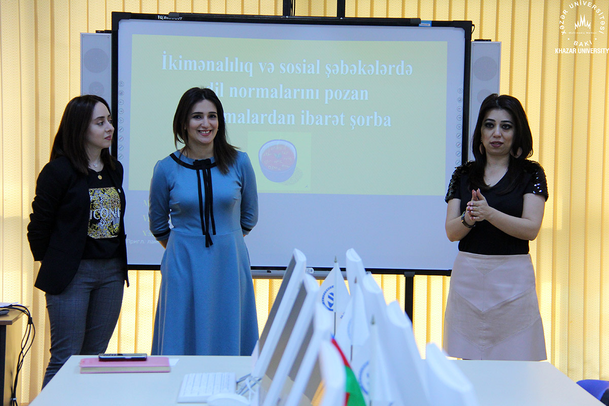 Khazar University Employees Deliver Seminar at Azerbaijan University
