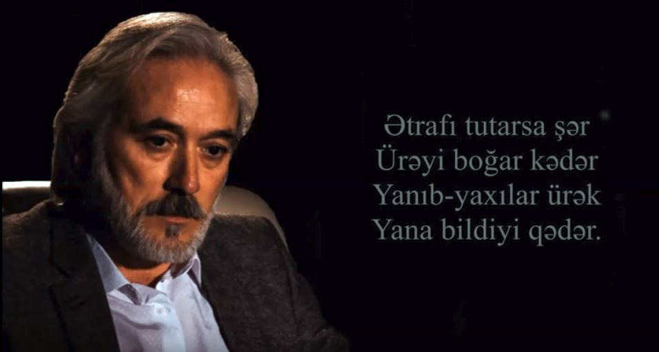 Well-Known Actor Recited Prof. Isakhanli’s Two More Poems in Recent Days