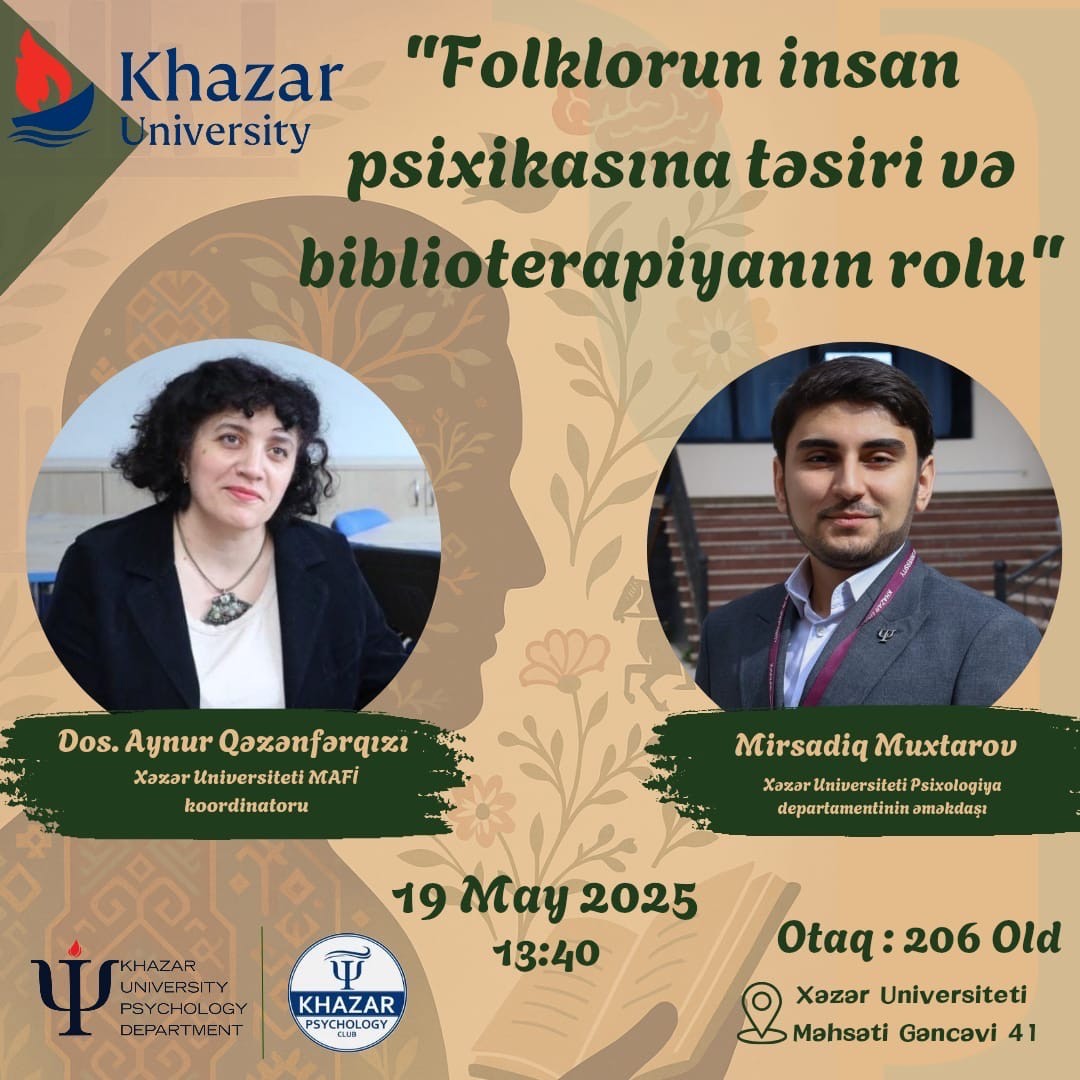 Coordinator of Khazar MAFI to Speak at a Seminar