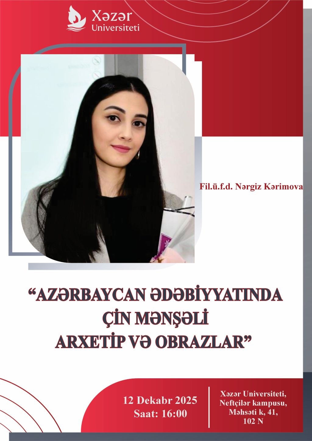 Seminar on "Chinese-Origin Archetypes and Images in Azerbaijani Literature"