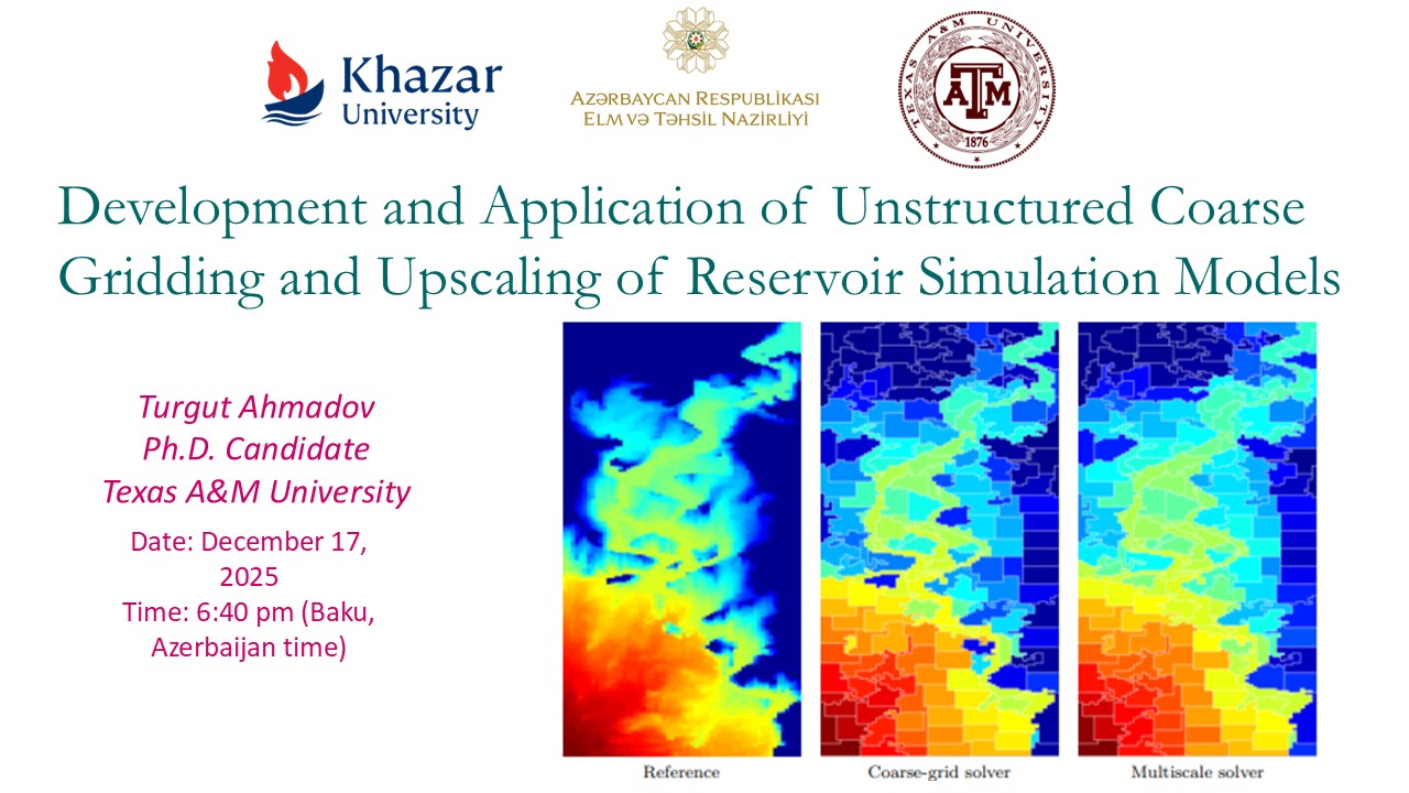 Seminar by a doctoral student from Texas A&M University (Agricultural and Mechanical)