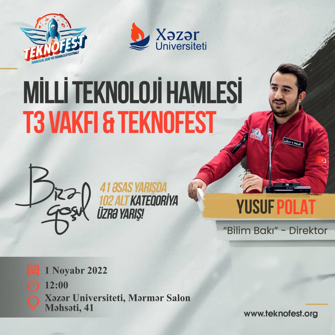 A meeting to be held with the director of the "Bilim Baku" center, the official representative of "Teknofest" in Azerbaijan