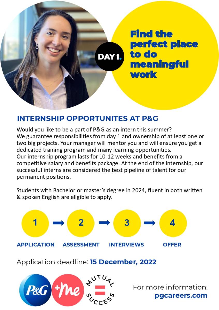 Info session by P&G
