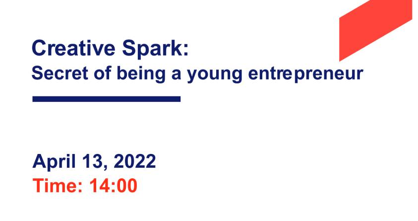 Creative Spark seminar on Secret of Being Young Entrepreneur