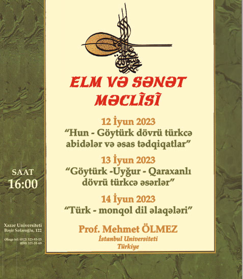 “Elm və Sənət Məclisi”nin 78, 79 və 80-ci məclisləri keçiriləcək
