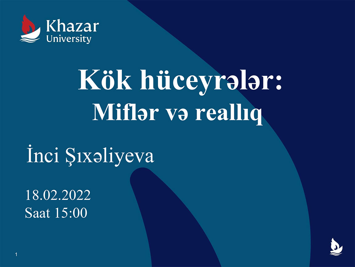 A seminar by the doctoral student studying at Istanbul University in Turkey  under the  tripartite agreement with the Ministry of Education of the Republic of Azerbaijan and Khazar University to be held