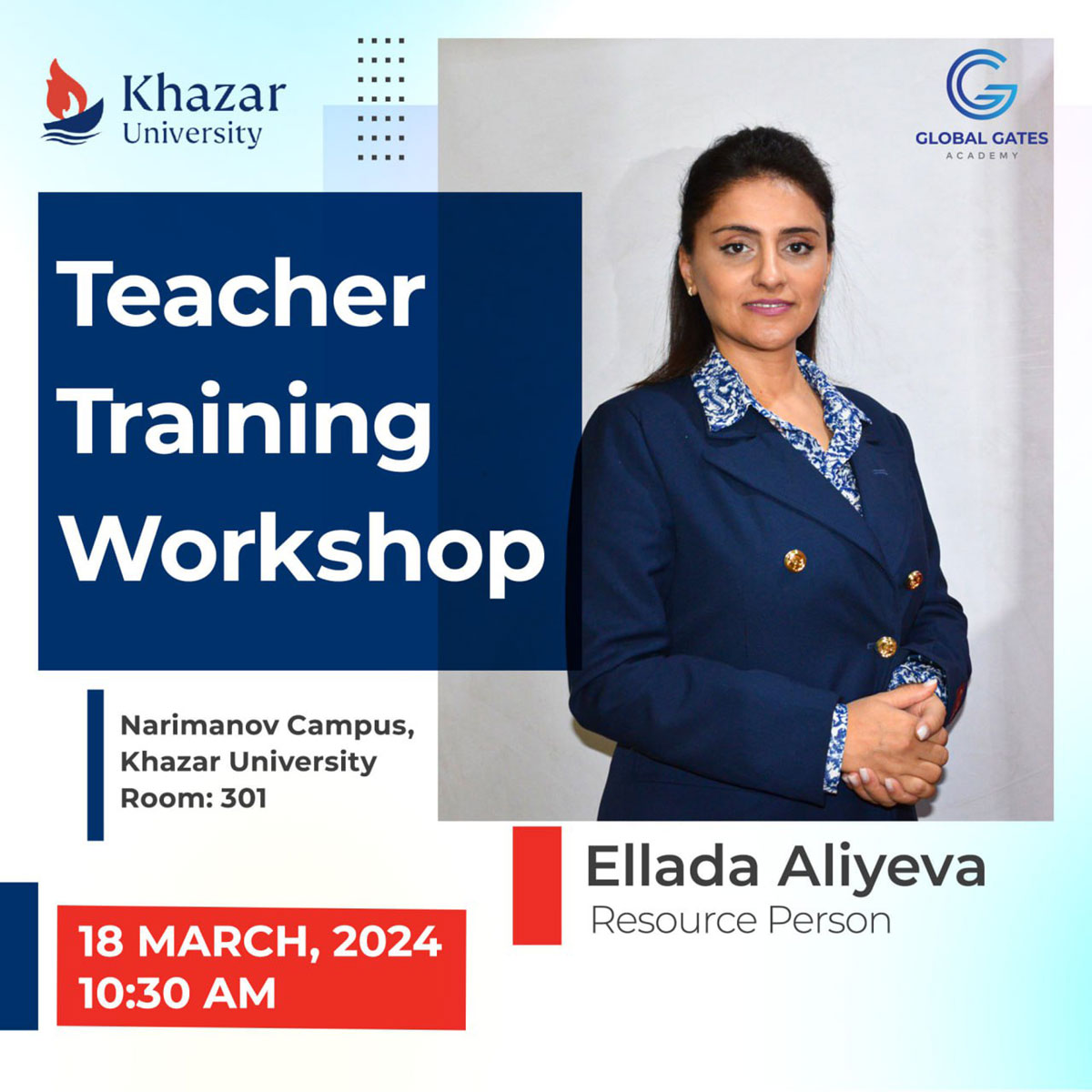 "Teacher Training" Session to be Held