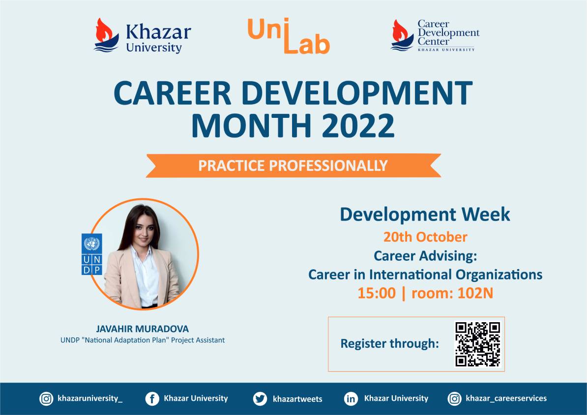 The next training to be held within Career Development Month