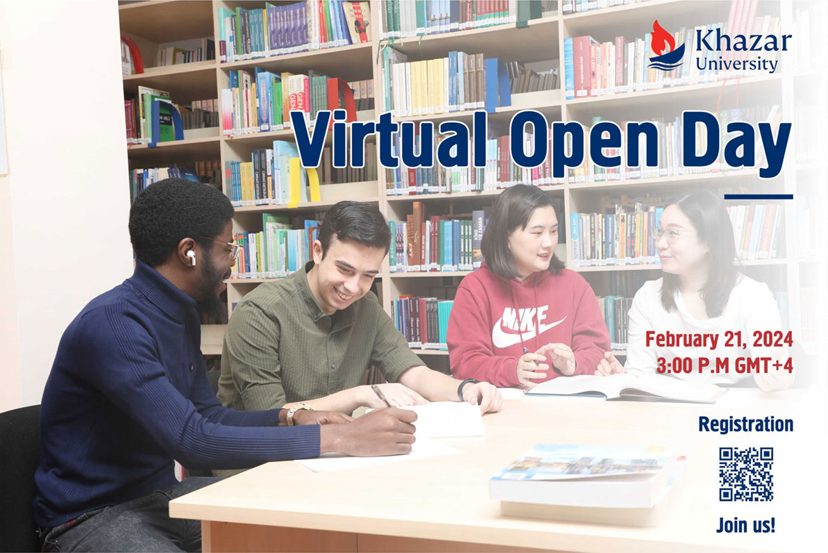 Virtual Open Day 2024-2025 International Admission at Khazar University