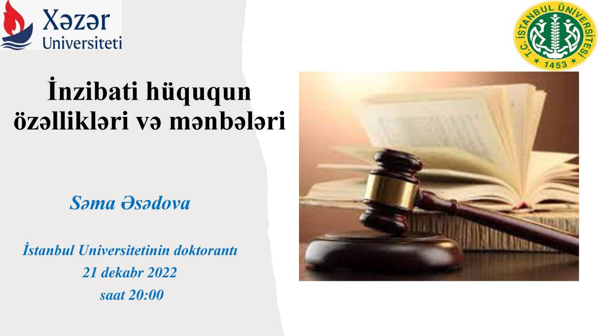 A seminar by PhD student of Istanbul University to be held